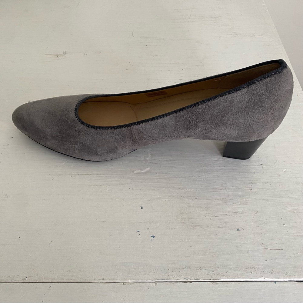 ARA Luftpolster Gray Suede Leather Pump in US 10 - Picture 6 of 14